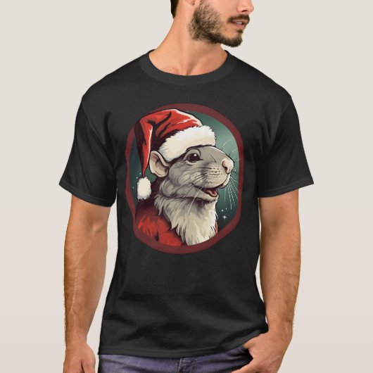Rat Christmas familie T-shirt (Voorkant)