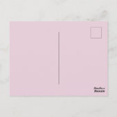  rat dame met een martini overweegt briefkaart (Achterkant)