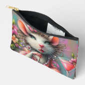  rat dame met een martini overweegt etui (Open)