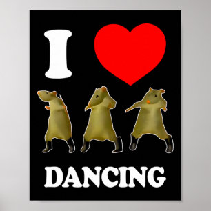 Rat Dance Meme 2025 Grappig Trendy #ratdance 2 Poster