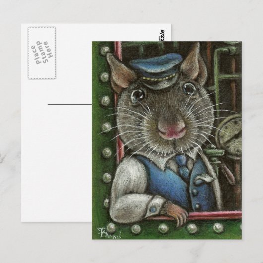 Rat de machinist briefkaart (Voorkant / Achterkant)