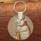 Rat Devil Halloween sleutelhanger (Voorkant)