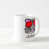 Rat Doodle Face Personalized Coffee Mok (Voorkant rechts)
