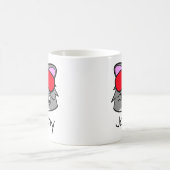 Rat Doodle Face Personalized Coffee Mok (Center)