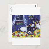 Rat doodsloungers briefkaart (Voorkant / Achterkant)