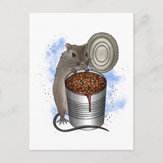 Rat- en Bake-bonen Briefkaart (Voorkant)