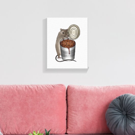 Rat- en Bake-bonen Canvas Afdruk (Insitu (Woonkamer))