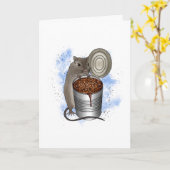 Rat- en Bake-bonen | Geboortedag Kaart (Gele Bloem)