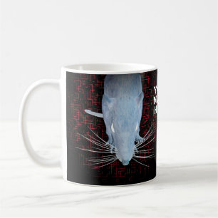Rat en doolhof. gepersonaliseerd koffiemok