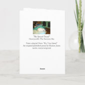 Rat en huisdier sympathie originele gedichtenkaart kaart (Achterkant)