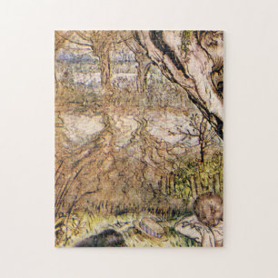Rat en Mole hebben een picknick - Arthur Rackham Legpuzzel
