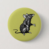 "rat face" - ronde button 5,7 cm (Voorkant)