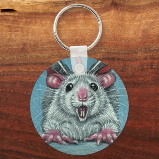 Rat Fallen Skater Sleutelhanger (Voorkant)