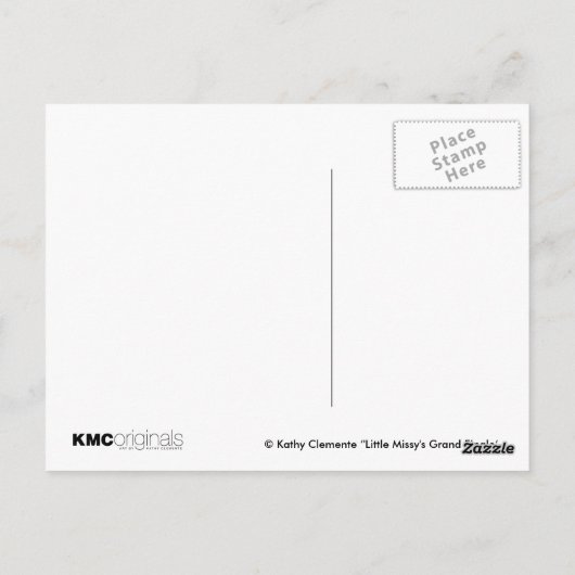 Rat Fell Ice Skating Briefkaart (Achterkant)