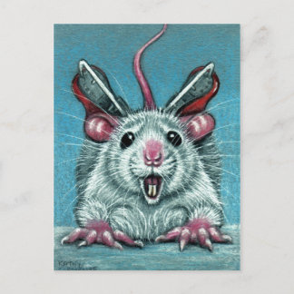 Rat Fell Ice Skating Briefkaart