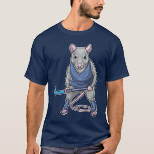 Rat Field hockey stick T-shirt