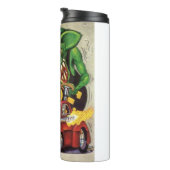 Rat Fink 10 hete drink tumbler Thermosbeker (Geroteerd rechts)