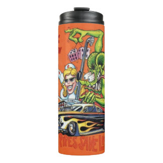 Rat Fink 13 hete drink tumbler Thermosbeker
