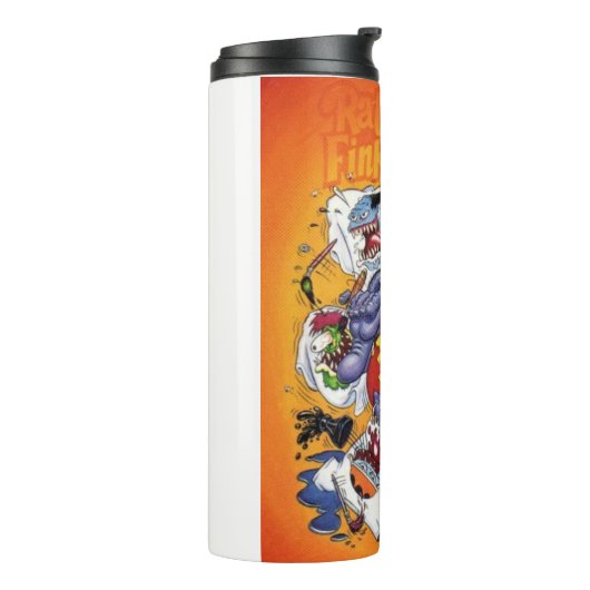 Rat Fink 14 hete drink tumbler Thermosbeker (Gedraaid links)