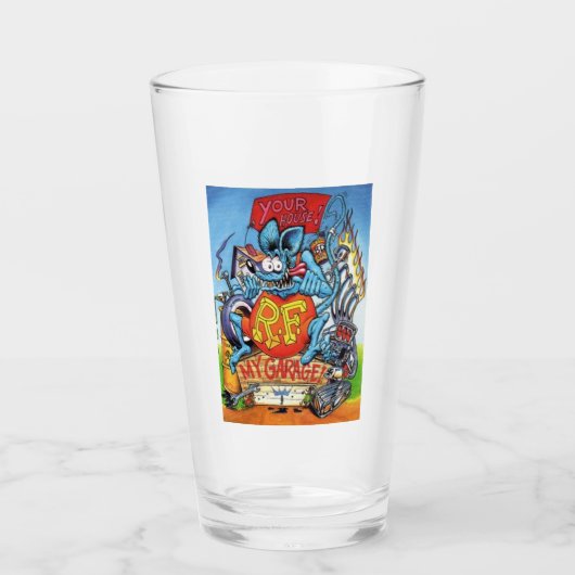 Rat Fink 1 drink glas (Voorkant)