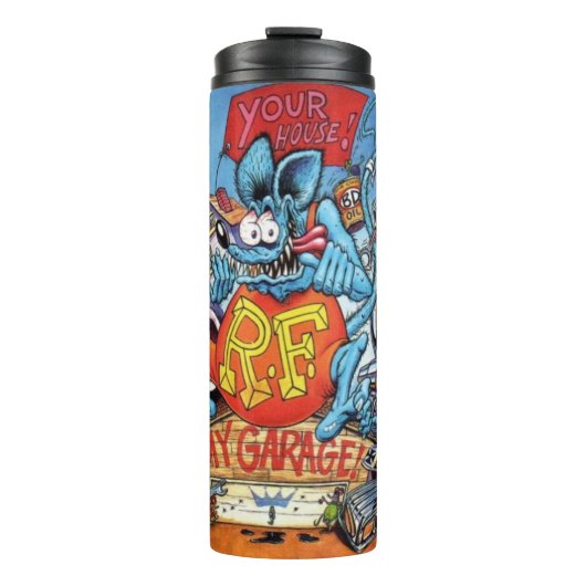Rat Fink 1 Thermische Tumbler Thermosbeker (Voorkant)