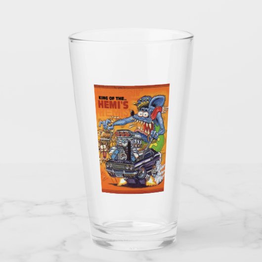 Rat Fink 20 drink glas (Voorkant)
