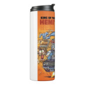 Rat Fink 20 hete drink tumbler Thermosbeker (Gedraaid links)
