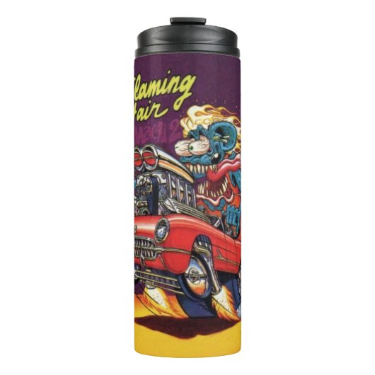 Rat Fink 21 hete drink tumbler Thermosbeker (Voorkant)