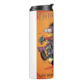 Rat Fink 22 hete drink tumbler Thermosbeker (Gedraaid links)