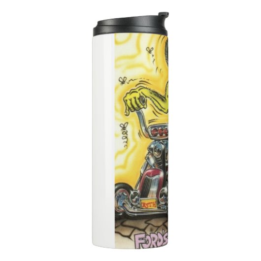Rat Fink 28 Hot drink tumbler Thermosbeker (Gedraaid links)