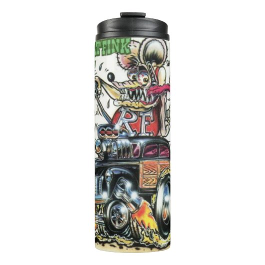 Rat Fink 46 Hot Drink tumbler Thermosbeker (Voorkant)
