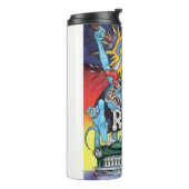 Rat Fink 4 hete drink tumbler Thermosbeker (Gedraaid links)