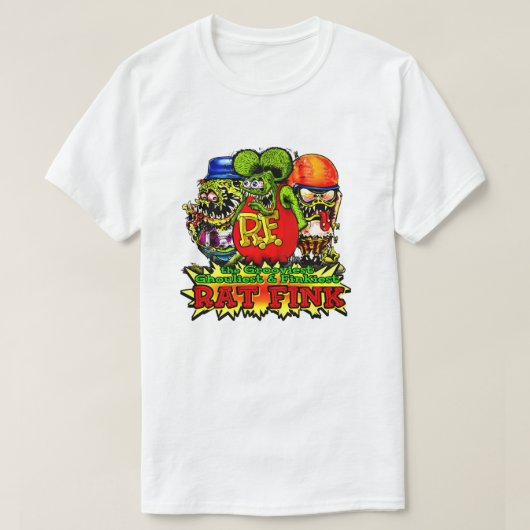rat fink hot roth t-shirt (Design voorkant)