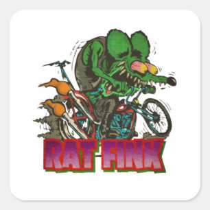 Rat Fink Vierkante Sticker