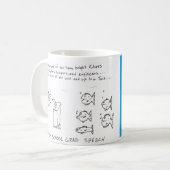 Rat Food Coffee Mok: Afstudeerder Koffiemok (Voorkant links)