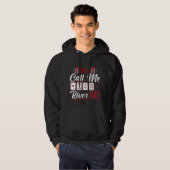 Rat Funny Poker Player Texas Holdem Lucker Hoodie (Voorkant volledig)