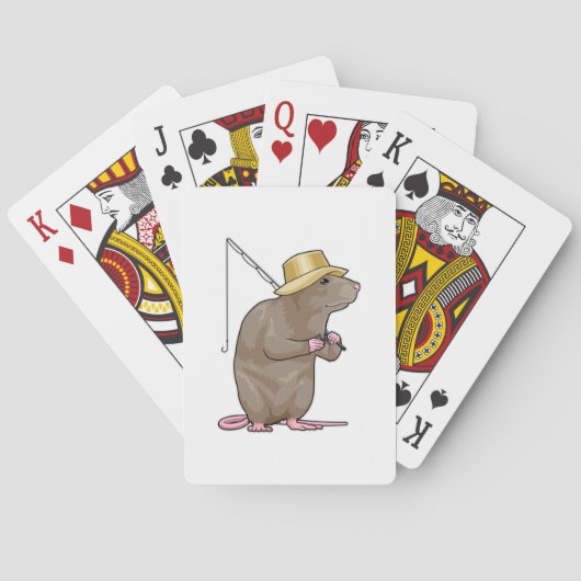 Rat Gevist met Geviste staaf Pokerkaarten (Achterkant)