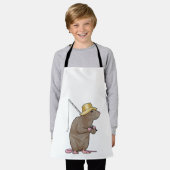 Rat Gevist met Geviste staaf Schort (Gedragen)