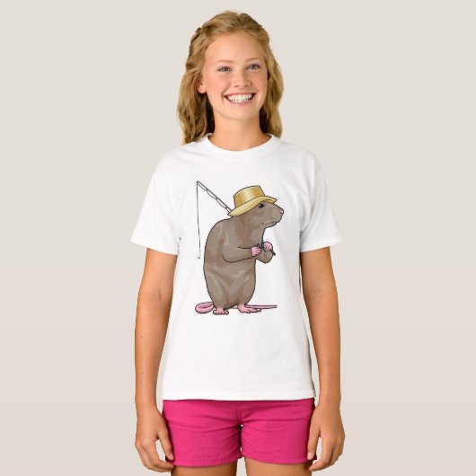 Rat Gevist met Geviste staaf T-shirt (Voorkant volledig)
