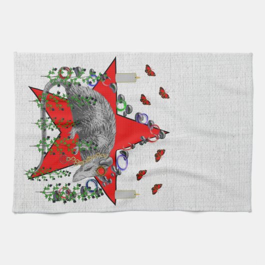 Rat God Theedoek (Horizontaal)