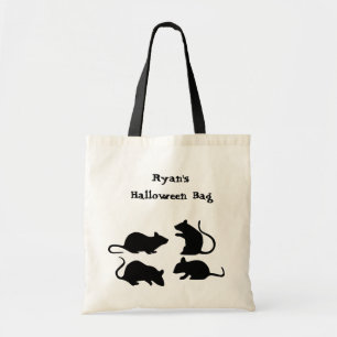 Rat Halloween Trick or treat Tas Gepersonaliseerd