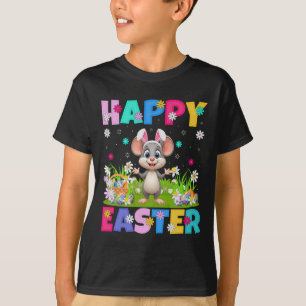 Rat Happy Easter Egg Hunt Bunny Ear Rat Pasen T-shirt