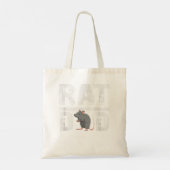 Rat hartslag Rat Lover Tote Bag (Achterkant)