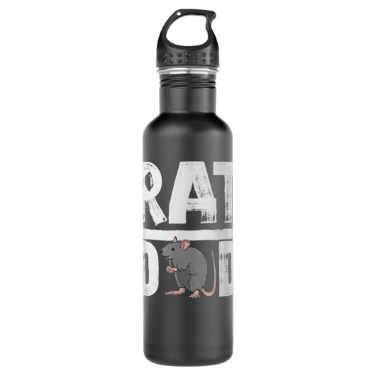 Rat hartslag Rat Lover Waterfles (Voorkant)