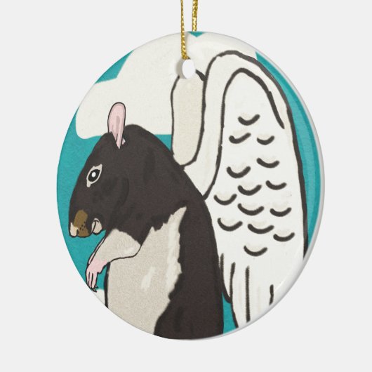 Rat hemel keramisch ornament (Links)