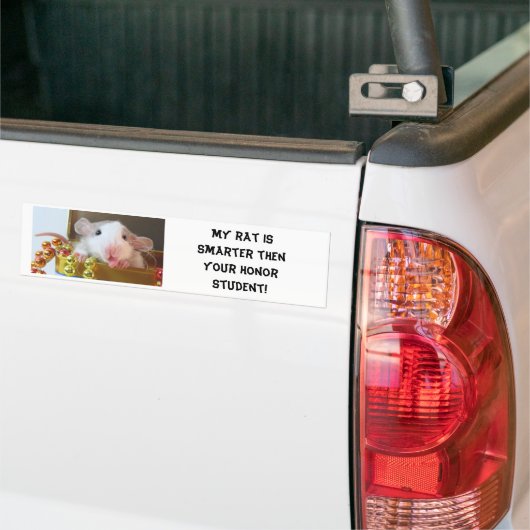 Rat Honor Student Bumpersticker (Op Truck)