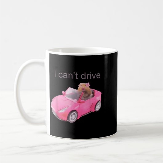 Rat I Can't Drive Funny For Men Women  Koffiemok (Links)