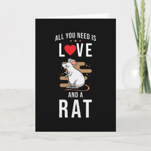 Rat ik hou van Ratten Kaart