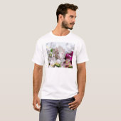 Rat in bloemen. t-shirt (Voorkant volledig)
