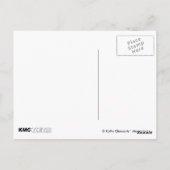 Rat in Briefkaart met racewagen (Achterkant)